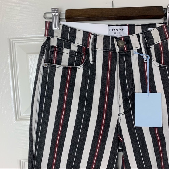 NEW Frame le sylvie slender straight band stripe - Picture 6 of 7